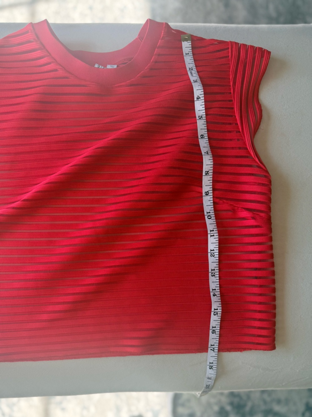& OTHER STORIES Transparent Cropped Top Size 4 - Picture 3 of 7